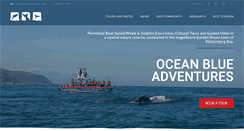 Desktop Screenshot of oceanadventures.co.za